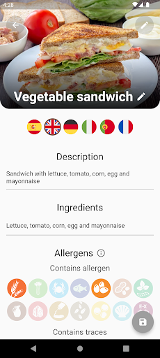 Mesonero Menu Screen 2