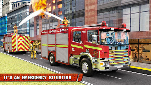 Fire Truck Driving Rescue Game 2.6 screenshots 18