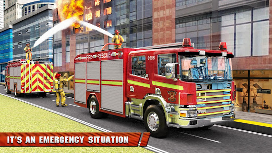 Fire Truck Driving Rescue Game apkdebit screenshots 18