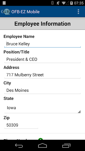 OFB-EZ Mobile Screenshot 1 - AppWisp.com