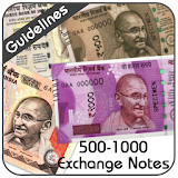 500 1000 Rs Exchange Guideline icon