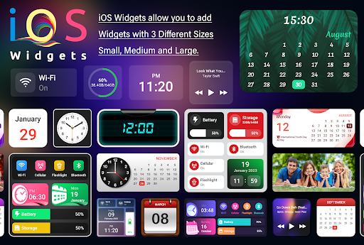 Android application iOS Widgets - Color Widgets screenshort