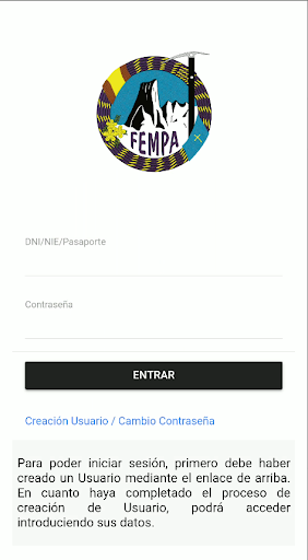 Android application FEMPA screenshort