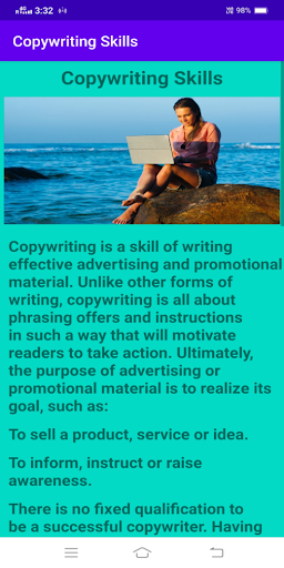 Copywriting Skills Screen 2