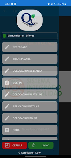 Android application QCAPP screenshort