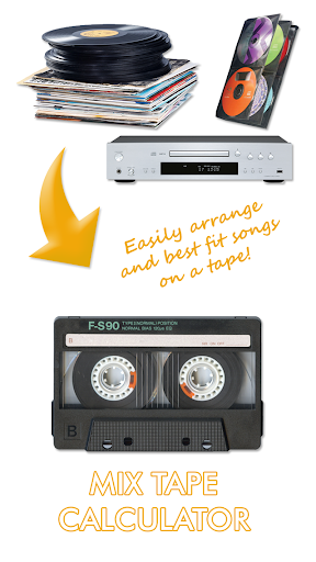 Android application MixTape Calculator screenshort