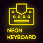 Cover Image of Скачать Neon Keyboard -Emoji keyboard  APK