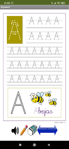 Aprender a escribir Screen 2