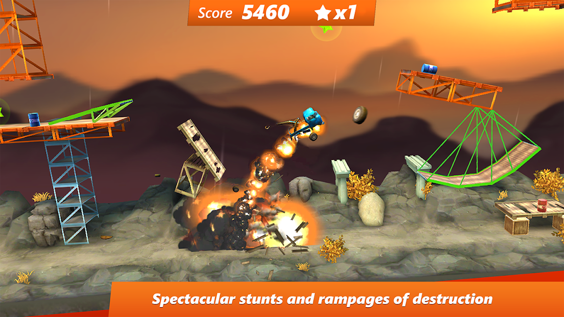 Captura de Pantalla 14 Bridge Constructor Stunts android