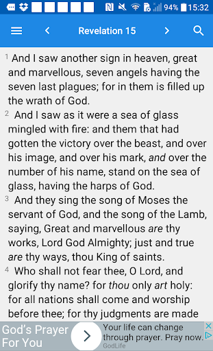 Book Of Revelation - KJV Bible Screen 3