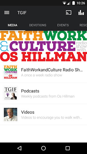Screenshot of TGIF Os Hillman