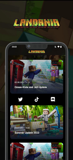 Android application Landania screenshort