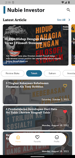 Nubie Investor Screen 2