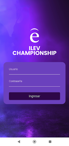 Android application ILEV CHAMPIONSHIP screenshort