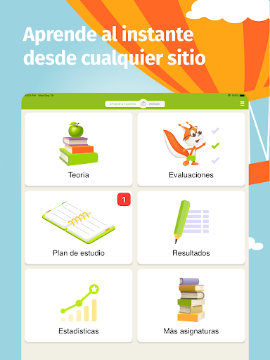 Screenshot of Ortografía Española
