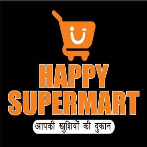 HAPPY SUPER MART logo