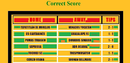 Correct Score App Screenshot 2 - AppWisp.com