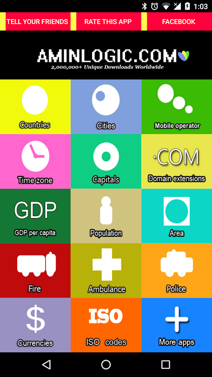 Country Codes - International - 8.9.9 - (Android)