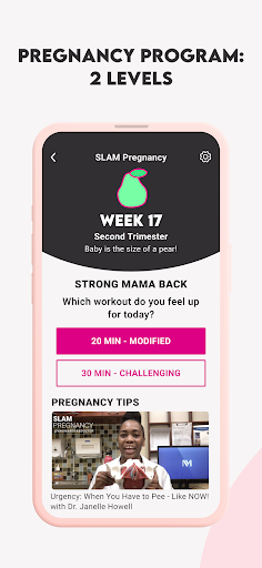 Screenshot of Get Mom Strong