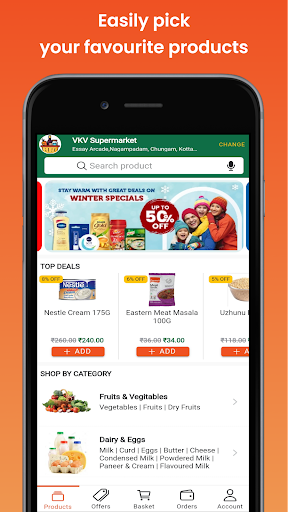 Basket4Me Nearby Grocery Shops Screen 2