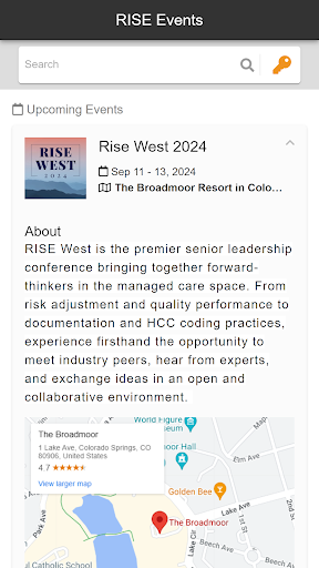 RISE Events Screenshot 2 - AppWisp.com