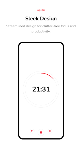 Android application Pomodoro Timer screenshort