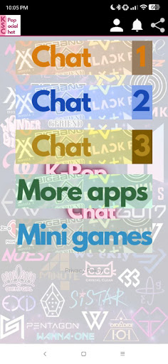 Kpop Social Chat Screen 2