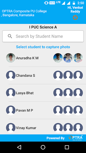OPTRA SMARTY Photo App Screen 2