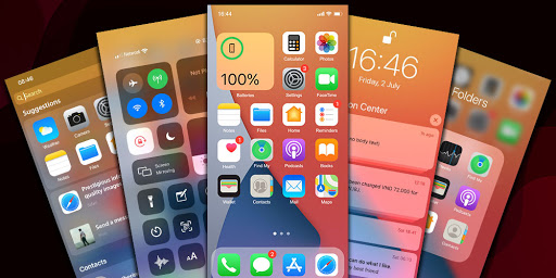 Launcher iOS 15 7.5.7 screenshots 1