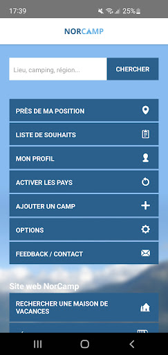 Aperçu de l'application
