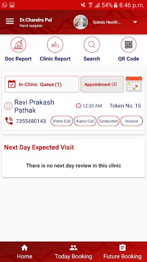 Spirals Health Doctor Screen 3