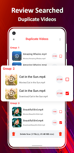 Duplicate Videos Remover Screen 3