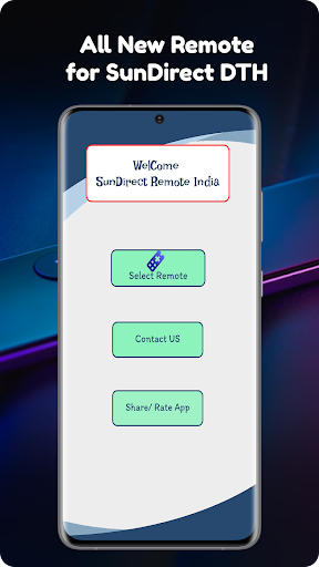 Android application SunDirect Remote App India screenshort