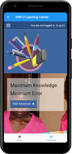 Android application KINTU Learning Center screenshort