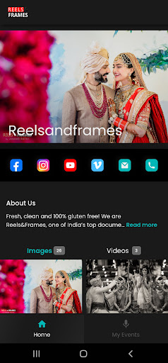 Reels&Frames Screen 3