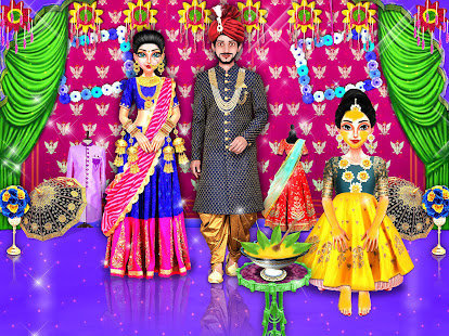 Royal North Indian Wedding Girl Dressup and Makeup  APK screenshots 9