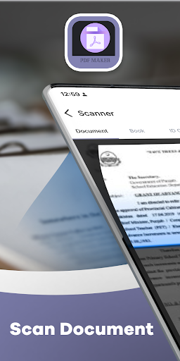 Android application Image to PDF : Smart PDF maker screenshort