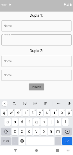 Android application Marcador de Dominó screenshort