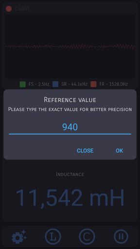 LC meter (DIY project) Screen 3