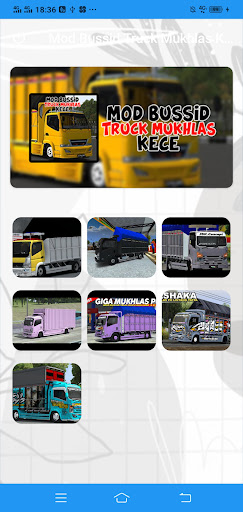 Mod Bussid Truck Mukhlas Kece Screen 2