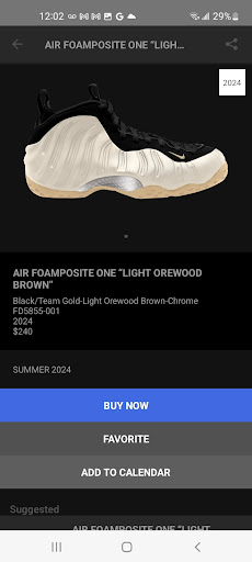 Foams App Screen 3