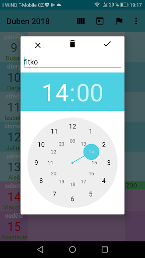 Jednoduchý kalendář