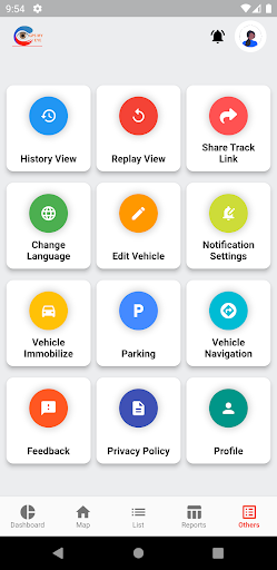 Android application Gps My Eyes Pro screenshort