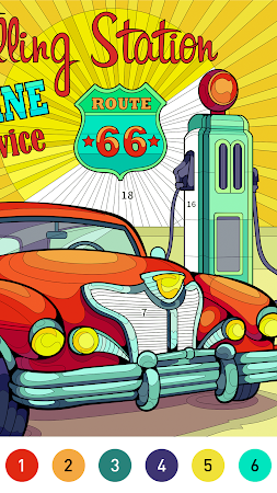 Game screenshot Nostalgia Color by number game apk download