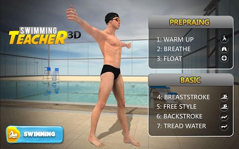 3D برو معلم السباحة: تعلم كيفي 1