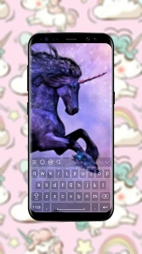 Cute Unicorn Keyboard Theme Fantasy