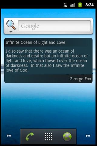 Android application Quaker App screenshort
