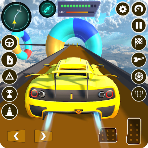 Kids Car Stunts Race Game logo