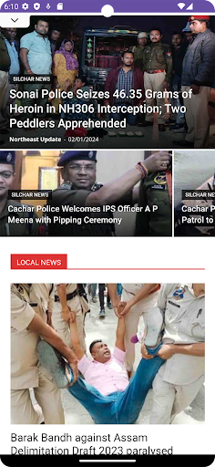 Android application Northeast Update : local news screenshort