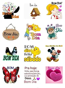 Figurinhas Bom Dia boa noite